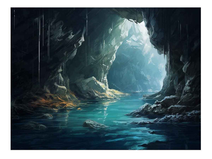 Cave In The Ocean Art