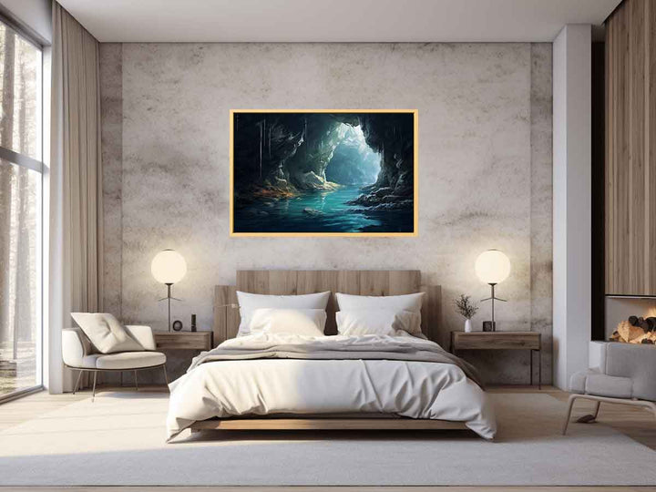 Cave In The Ocean Art Print