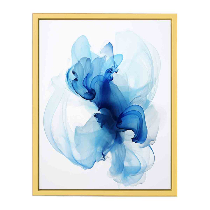 High End Abstract Blue Art framed Print