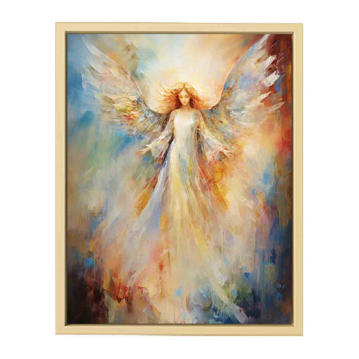 Abstract Angel Art framed Print