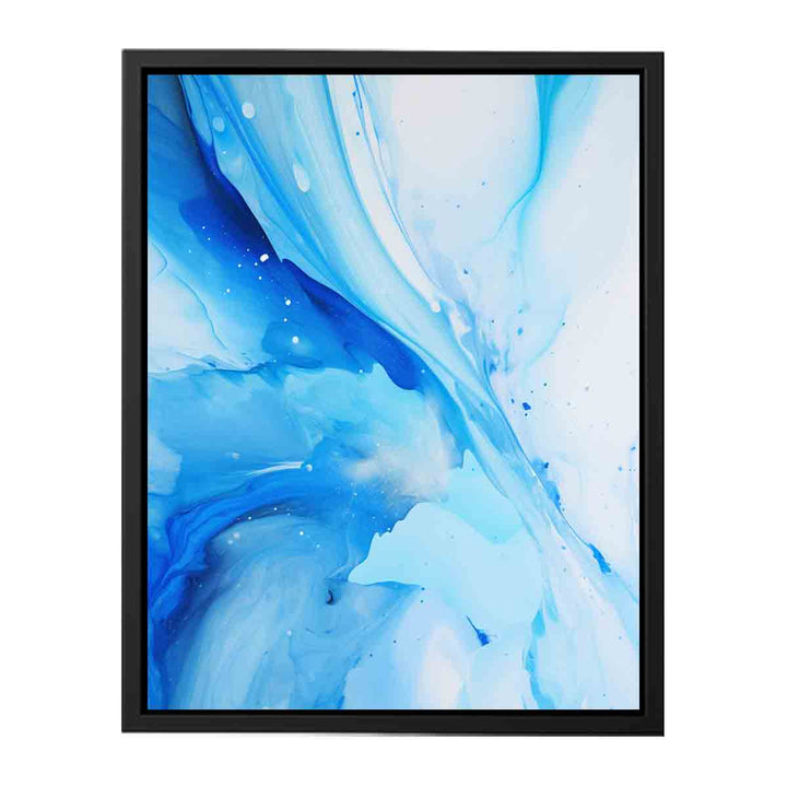 Abstract Art Blue  canvas Print