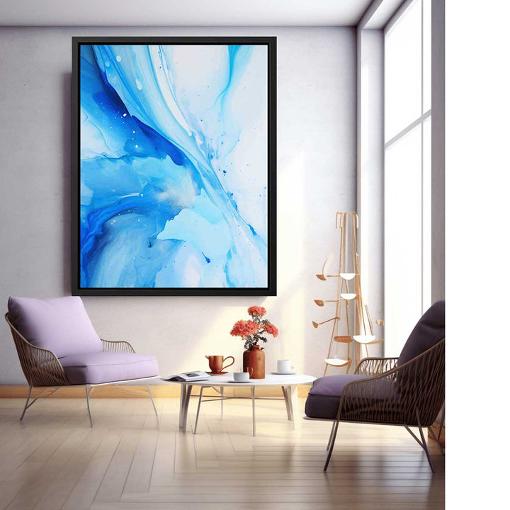 Abstract Art Blue Art Print