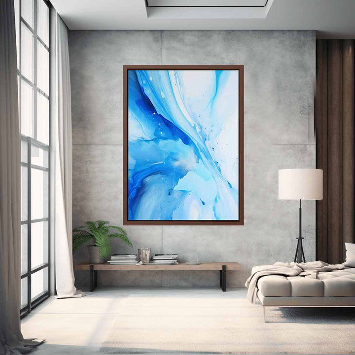 Abstract Art Blue Art Print