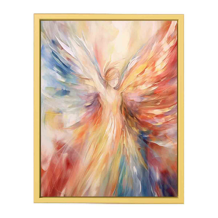 Abstract Angel Painting framed Print