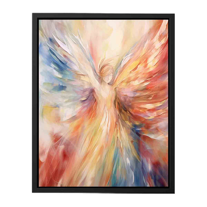 Abstract Angel Painting  canvas Print