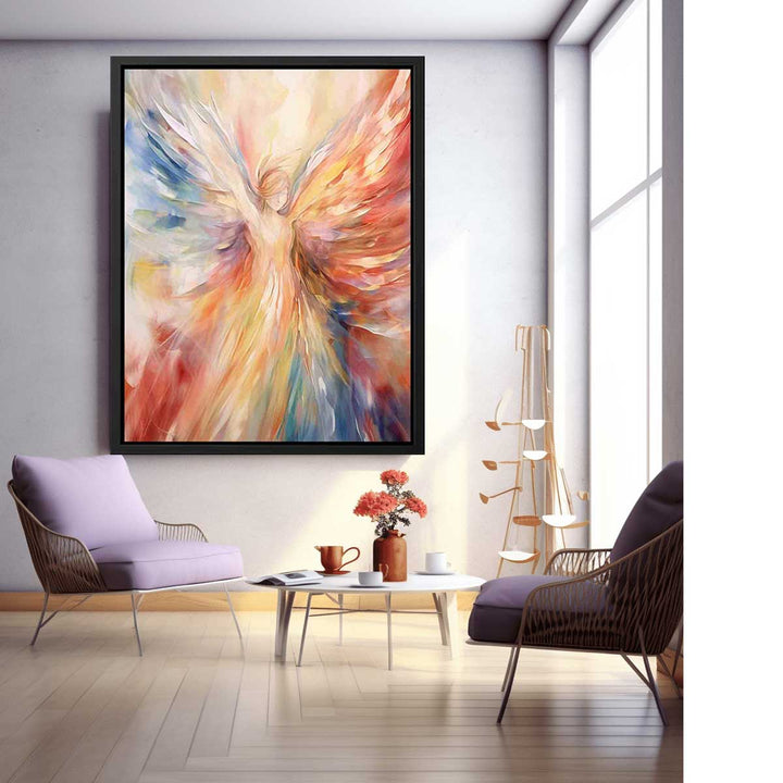 Abstract Angel Painting Art Print