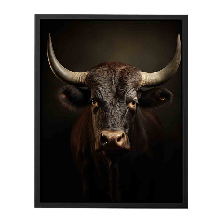 Bull Portrait  canvas Print