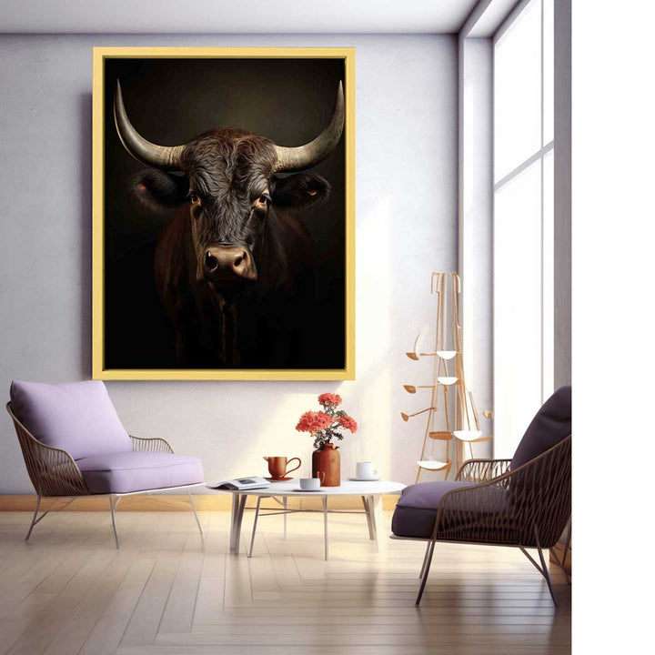 Bull Portrait Art Print