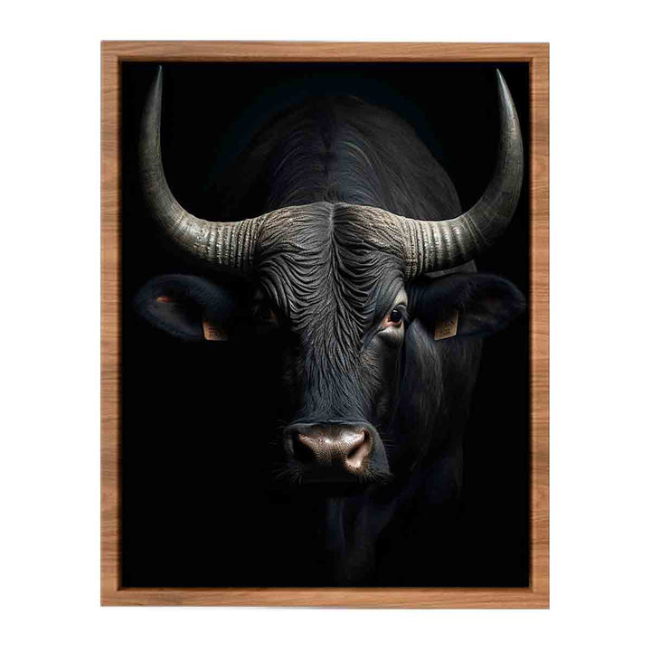 Bull Portrait Framed Print  Painting