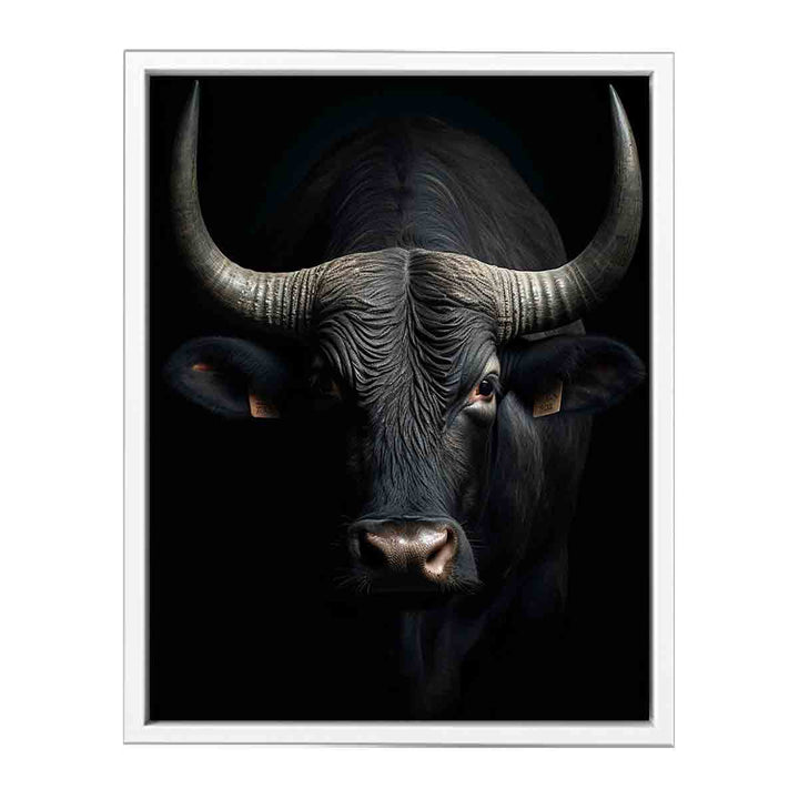 Bull Portrait Framed Print  Painting