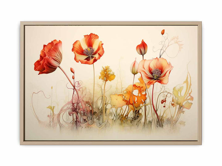 Flower Art Print framed Print