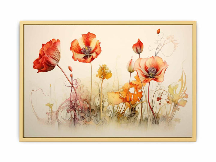 Flower Art Print framed Print