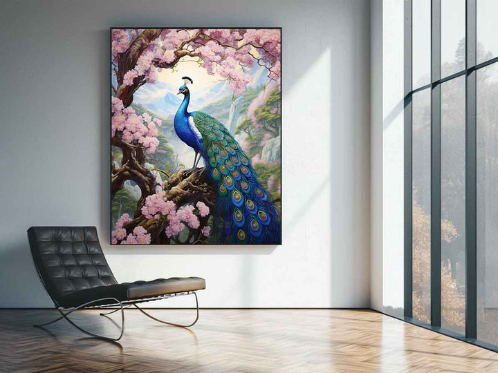 Peacock Art Print 