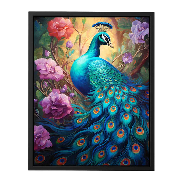 Peacock Poster Print  canvas Print