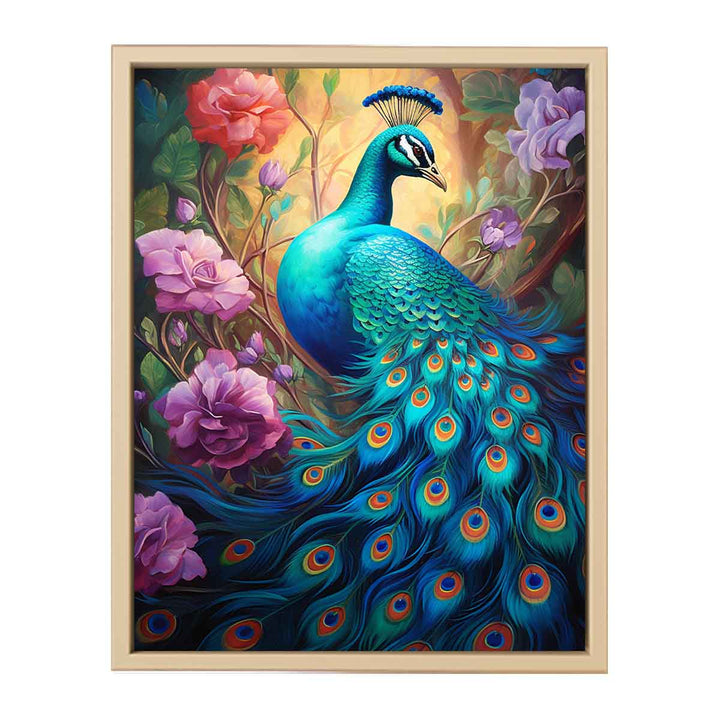 Peacock Poster Print framed Print