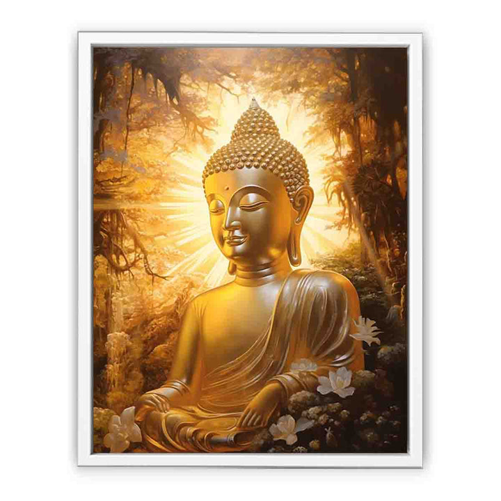 Buddha Gold Art  Painting