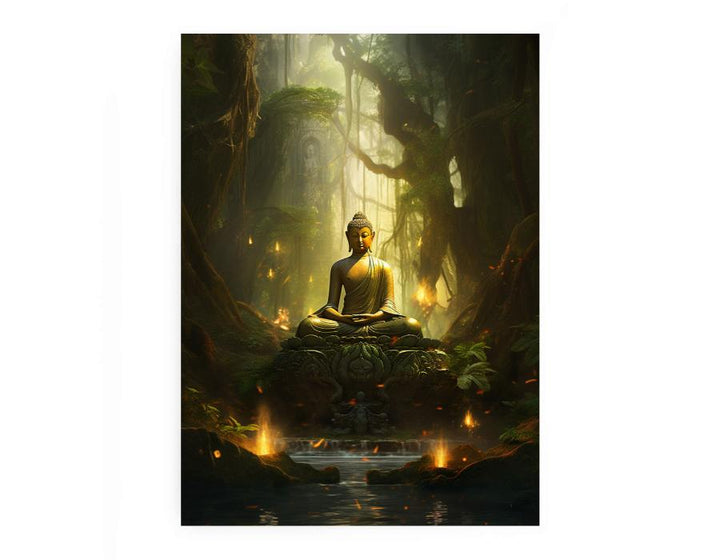 Buddha Meditation Painting