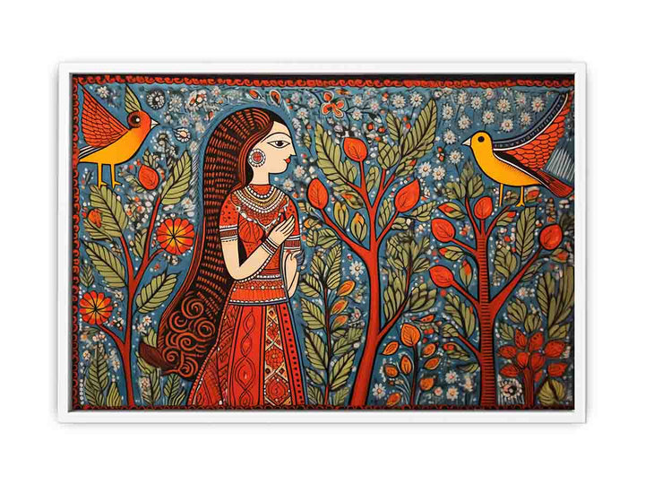 Madhubani Brids Painting  