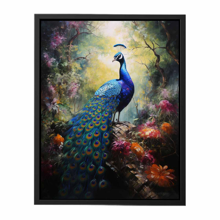 Beautiful Peacock   canvas Print