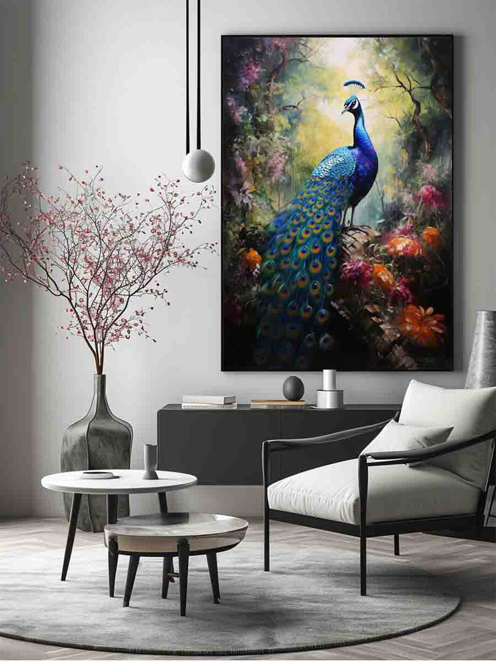 Beautiful Peacock Art Print