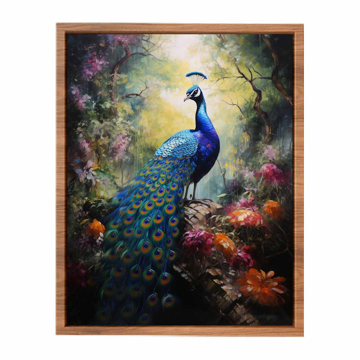 Beautiful Peacock Print  Painting