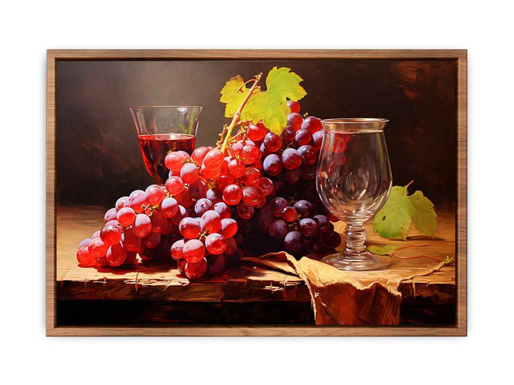 Grapes Still Life Painting 