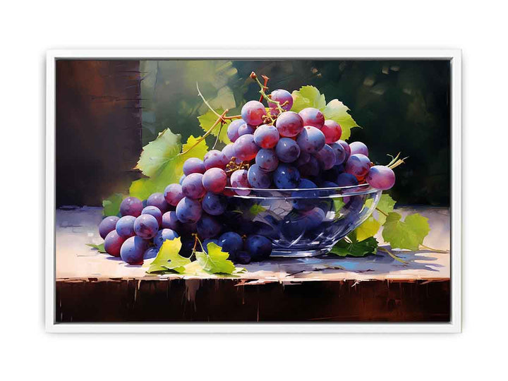 Black Grapes Painting 