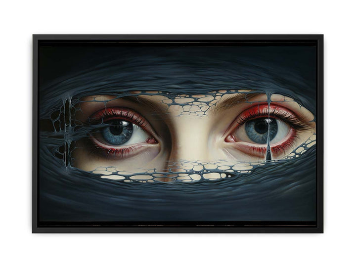 Deep Eye Illusion Painting  canvas Print