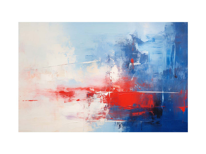 Blue Red Painting