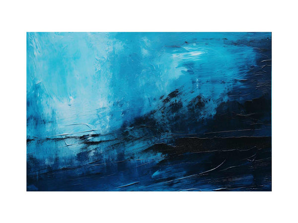 Black Blue Painting 