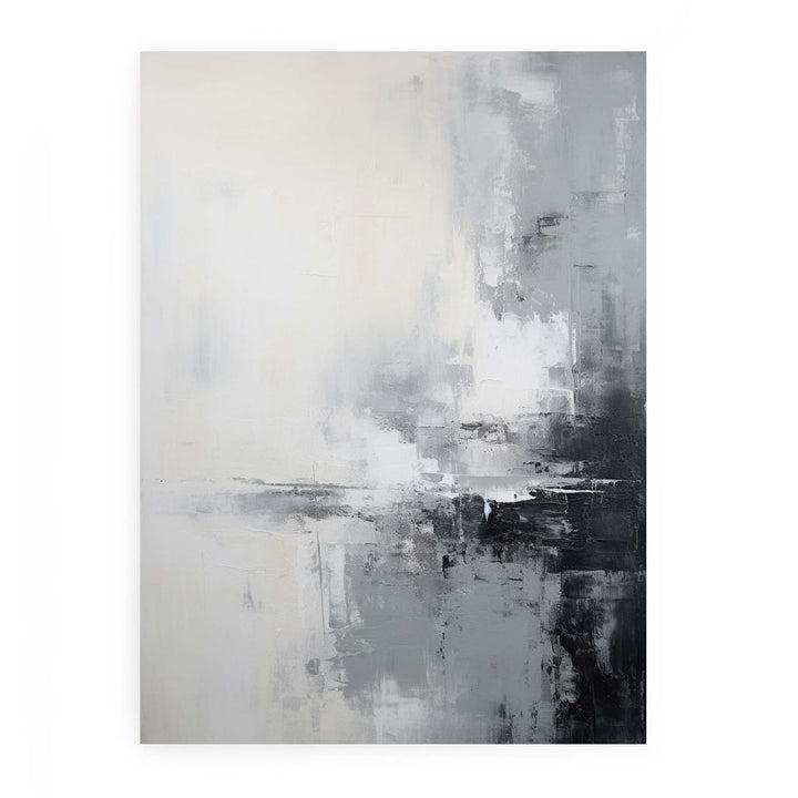 Abstract Grey Painting