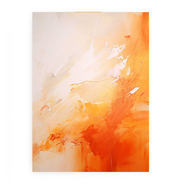 Yellow Brown Abstract Painting