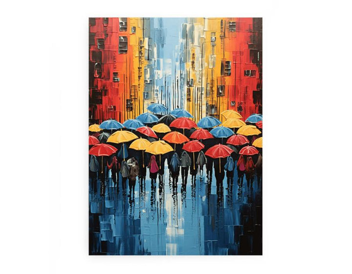 Umbrella  Modern Art  Painting 