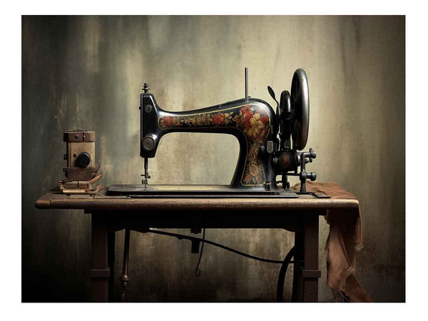 Cloth Machine Modern Art Painting