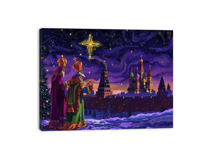 Christmas Star Canvas Print