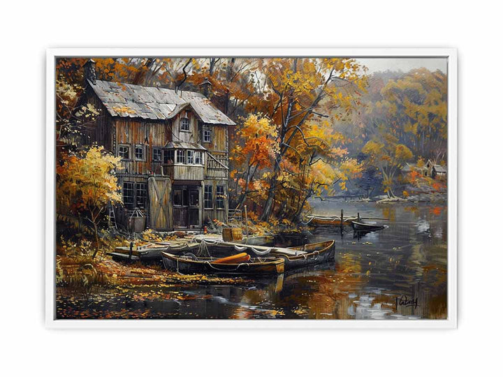 House in Kashmir Framed Print