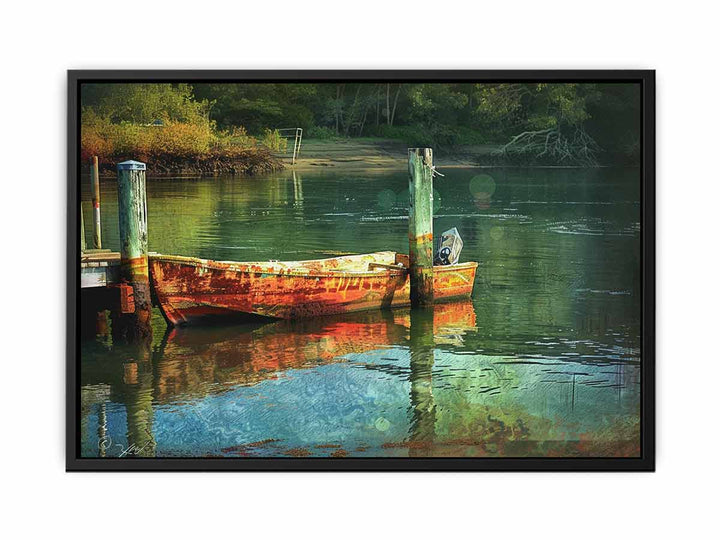 River Dock   Painting