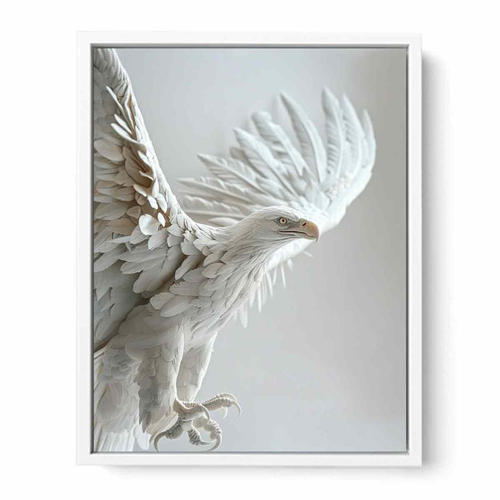 3D Eagle  Framed Print