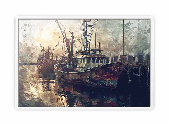 Fishing Boat Framed Print