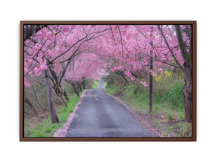 Cherry Blossom Path  Poster