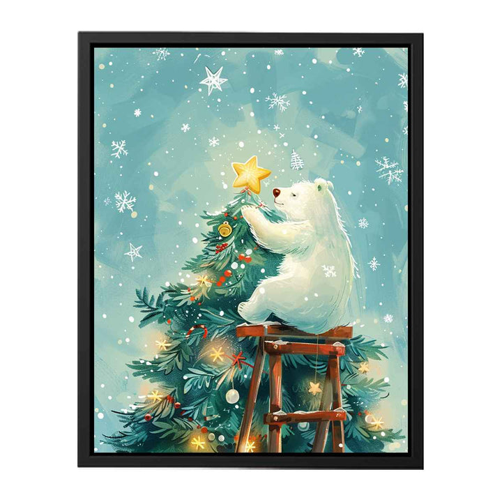 Christmas Bear  Painting