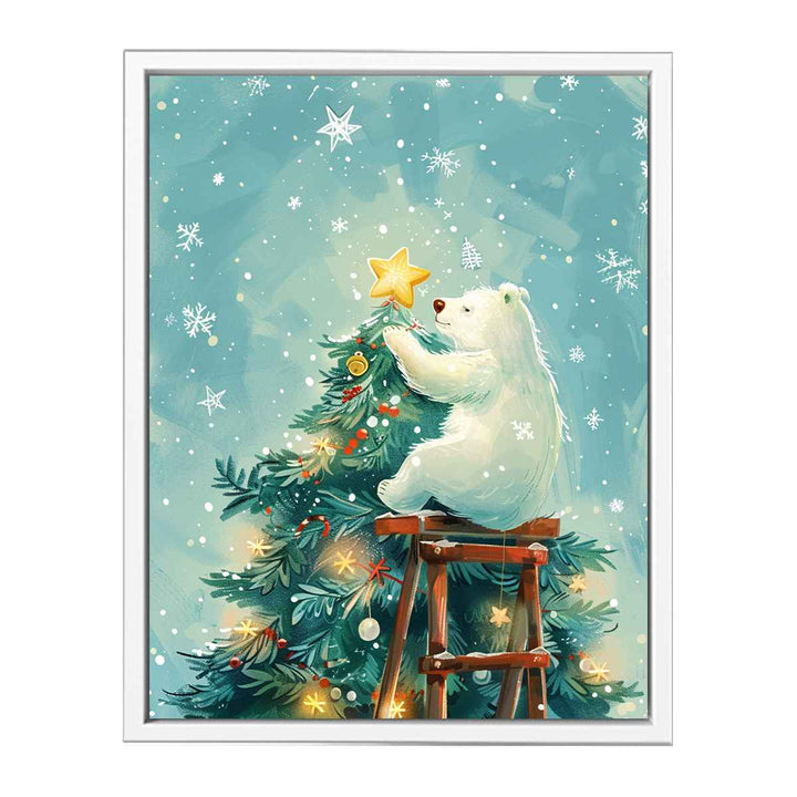 Christmas Bear Framed Print