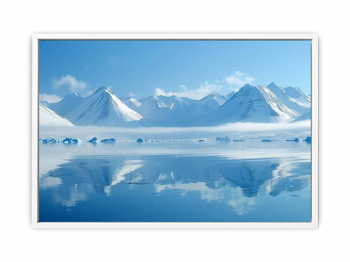 Svalbard Mountain Framed Print