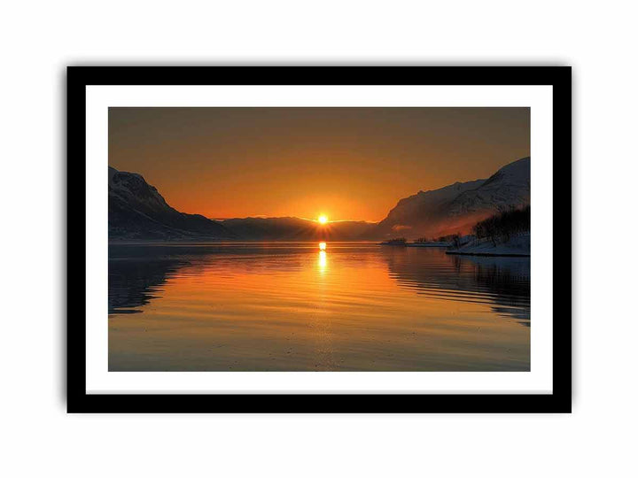 Midhnight Sun in Norway  Art Print