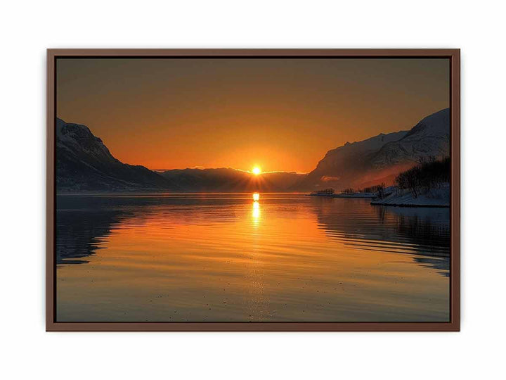 Midhnight Sun in Norway  Poster