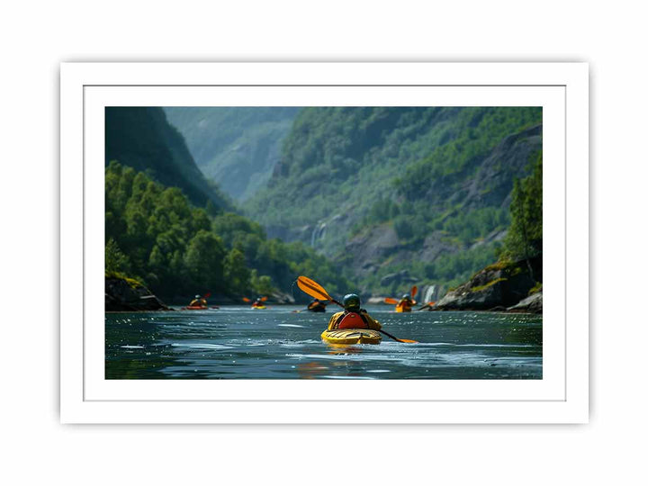 Kayaking Streched canvas