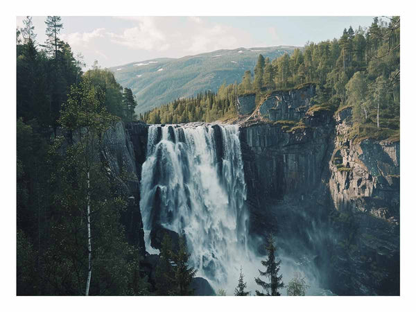 voringfossen Waterfall