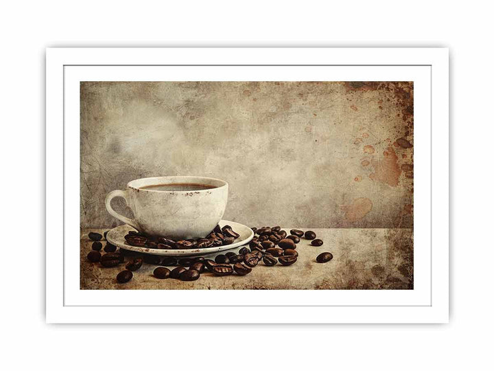 Vintage Coffee Poster Streched canvas