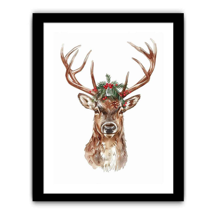 Christmas Reindeer  Art Print
