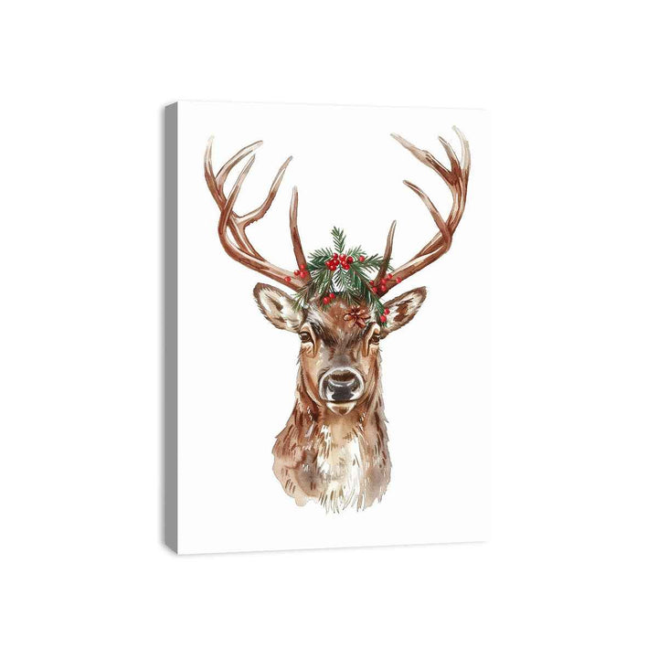 Christmas Reindeer Canvas Print